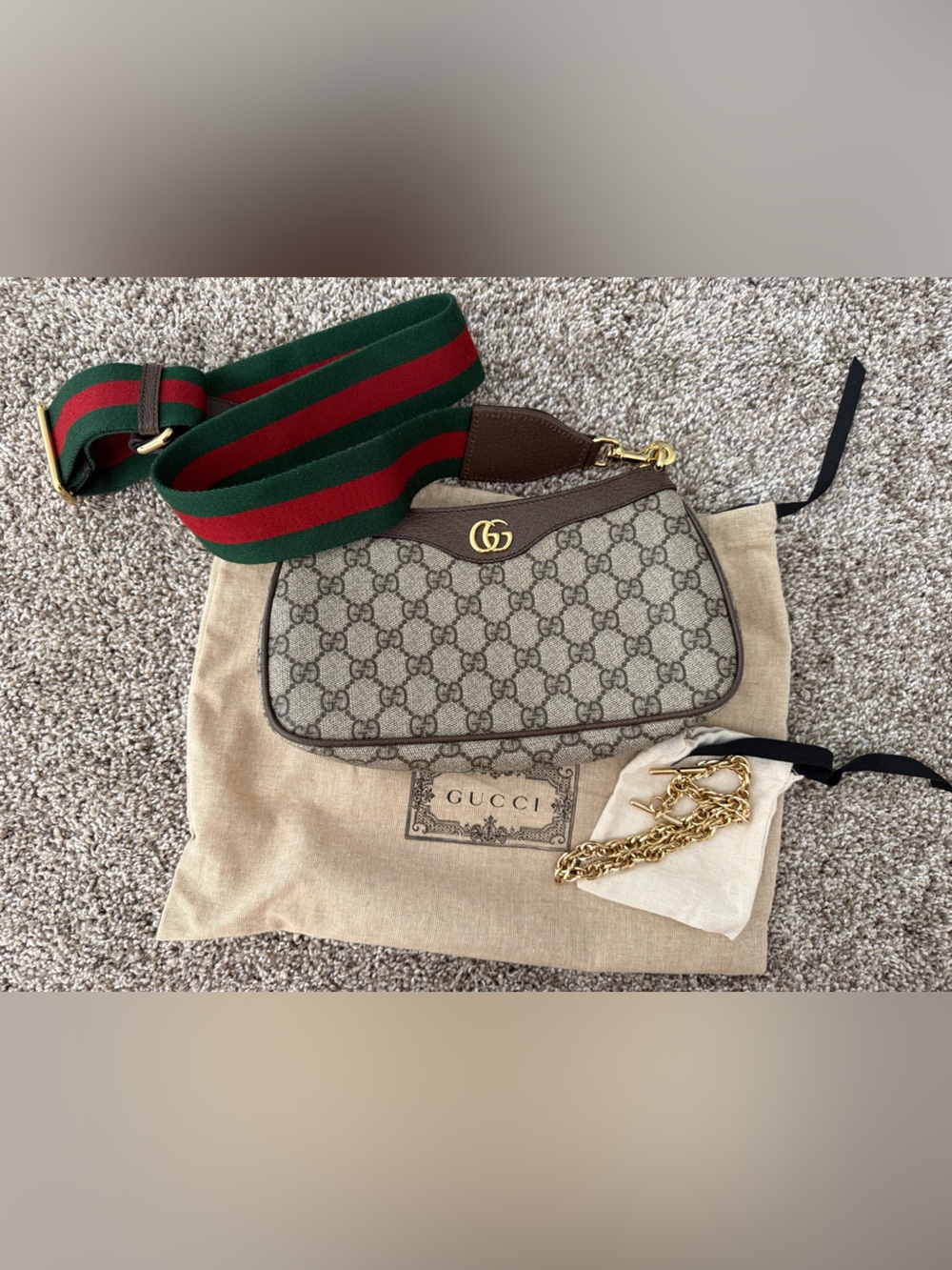 Gucci Ophidia Small Shoulder Bag and Crossbody